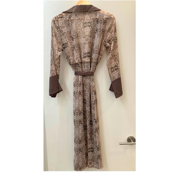Mystree Reptile Print Kimono Dress - Picture 3 of 6